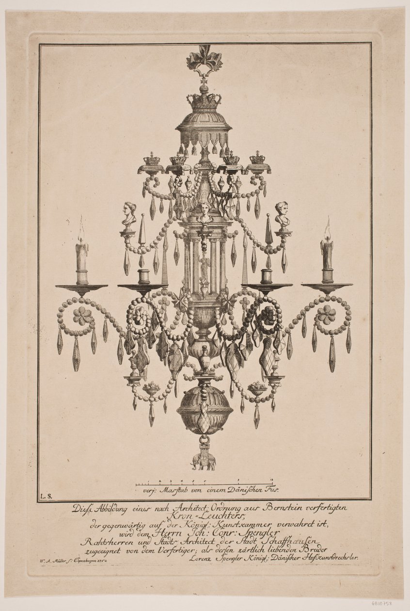 Ein Kronleuchter von W.A. Müller