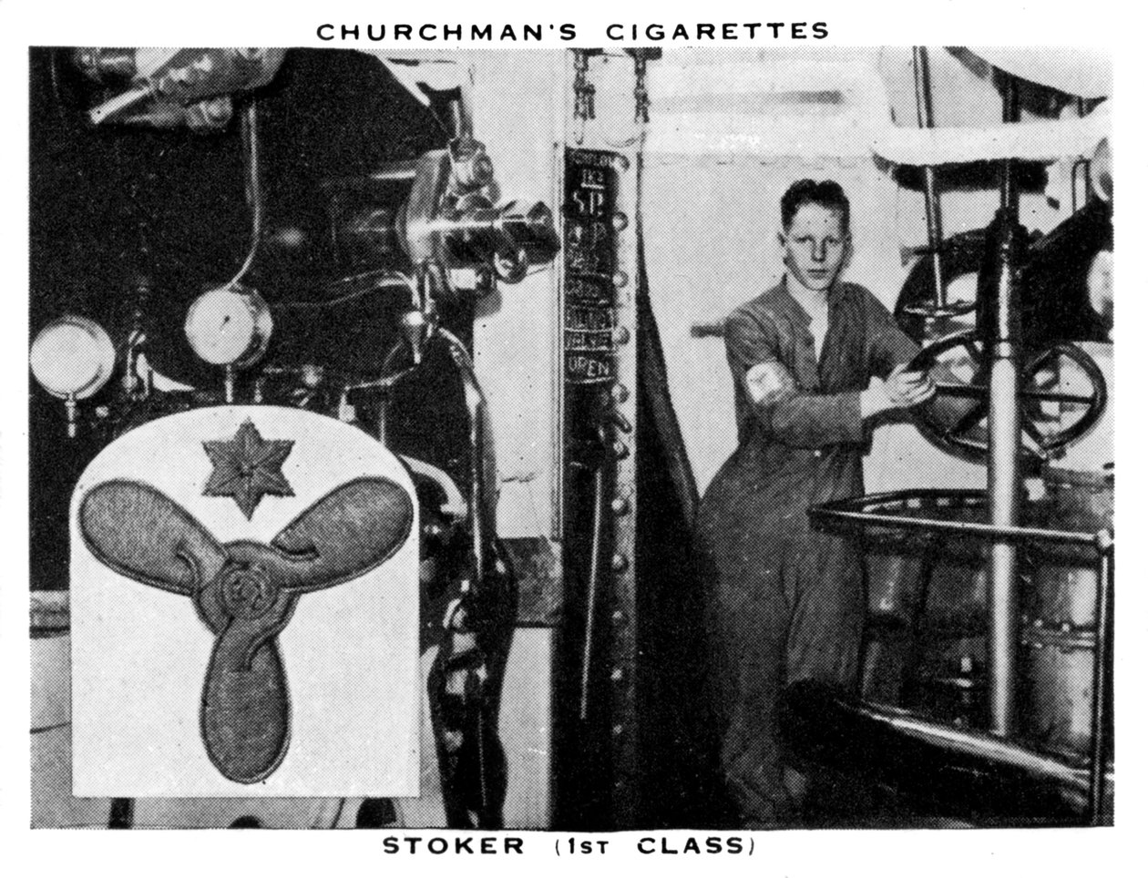 Heizer, 1. Klasse, 1937 von WA and AC Churchman