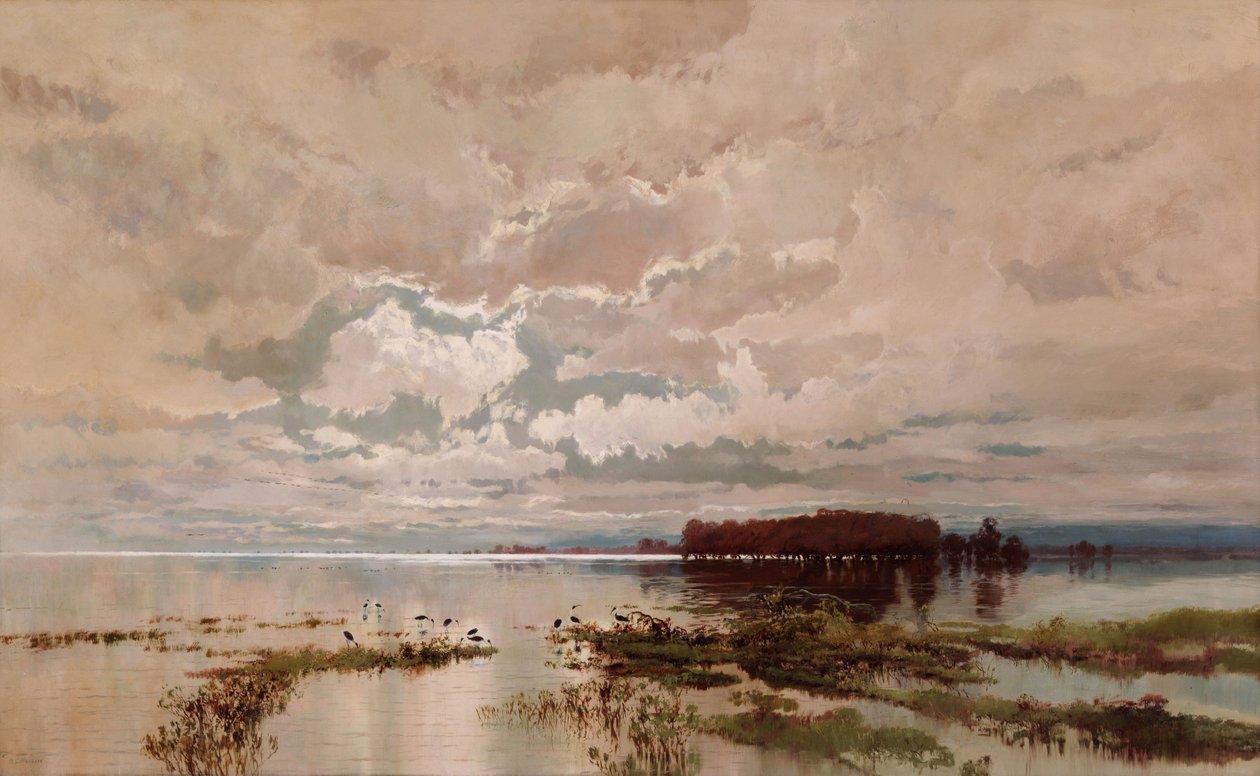 Die Flut im Darling 1890 von W.C. Piguenit