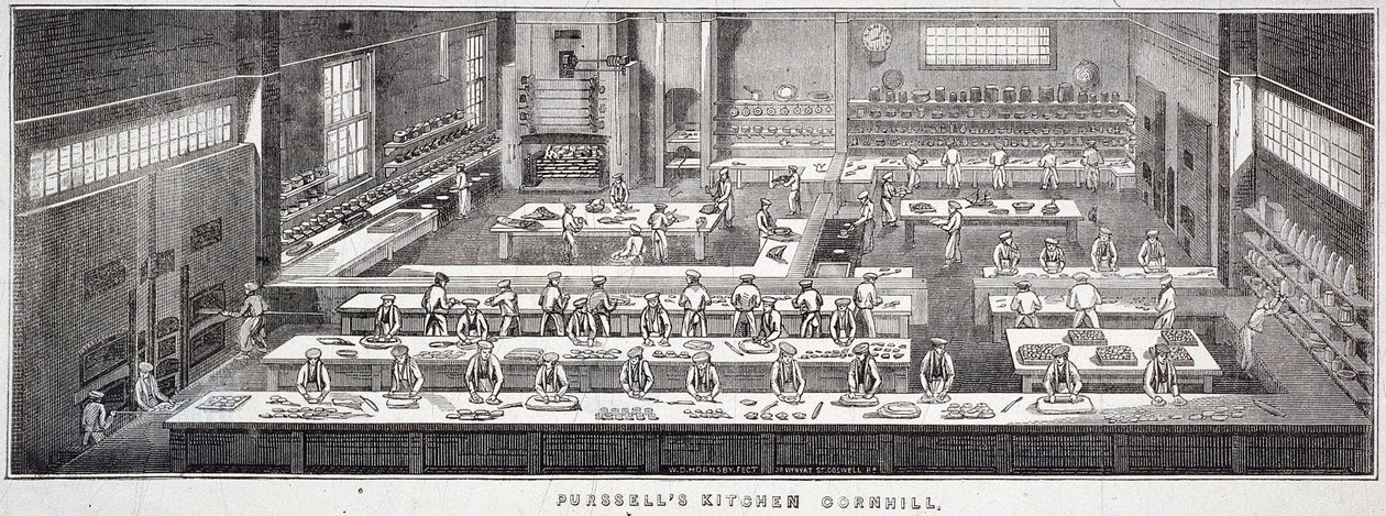 Cornhill, London, 1840 von WD Hornsby