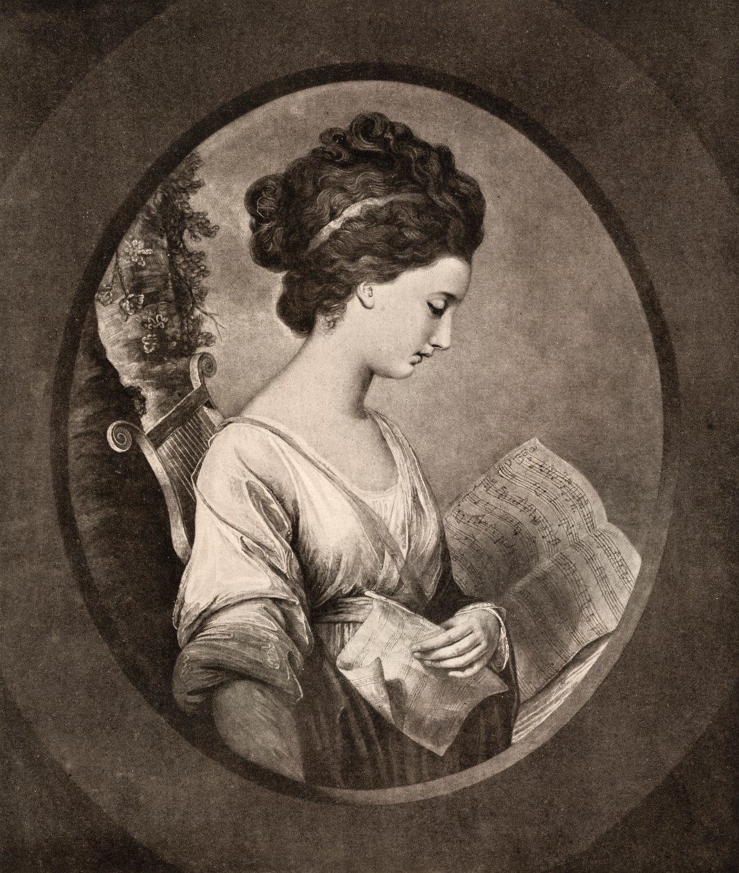 Miss Stephenson, spätes 18. Jahrhundert, 1912 von W. Dickinson