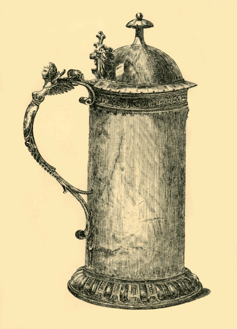 Bierkrug, frühes 17. Jahrhundert, 1881 von W. Harbutt