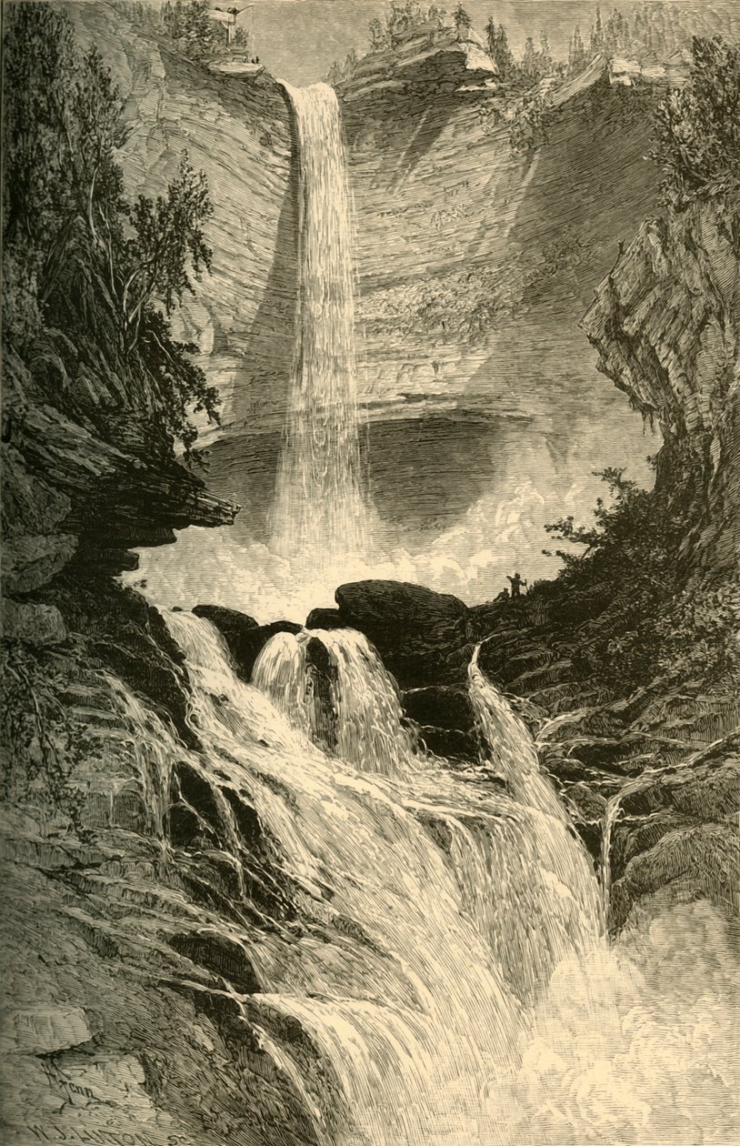 Catskill Falls, 1874 von W. J. Linton