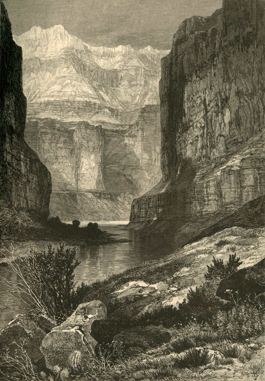 Marmor-Cañon, 1874 von W. J. Linton