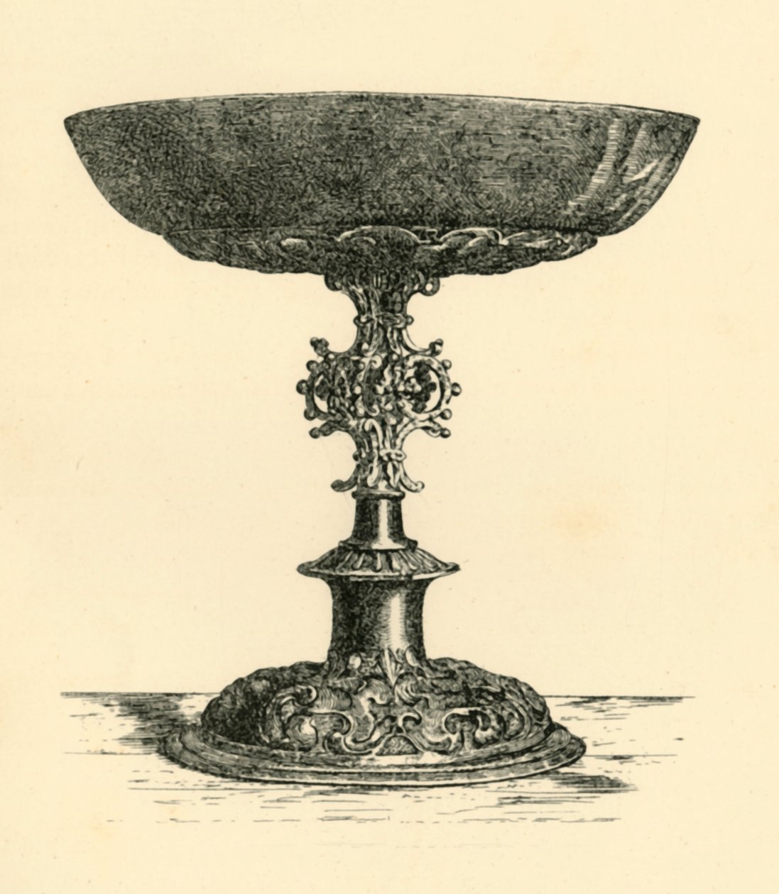Silberne Tazza, frühes 17. Jahrhundert, 1881 von W. M. McGill