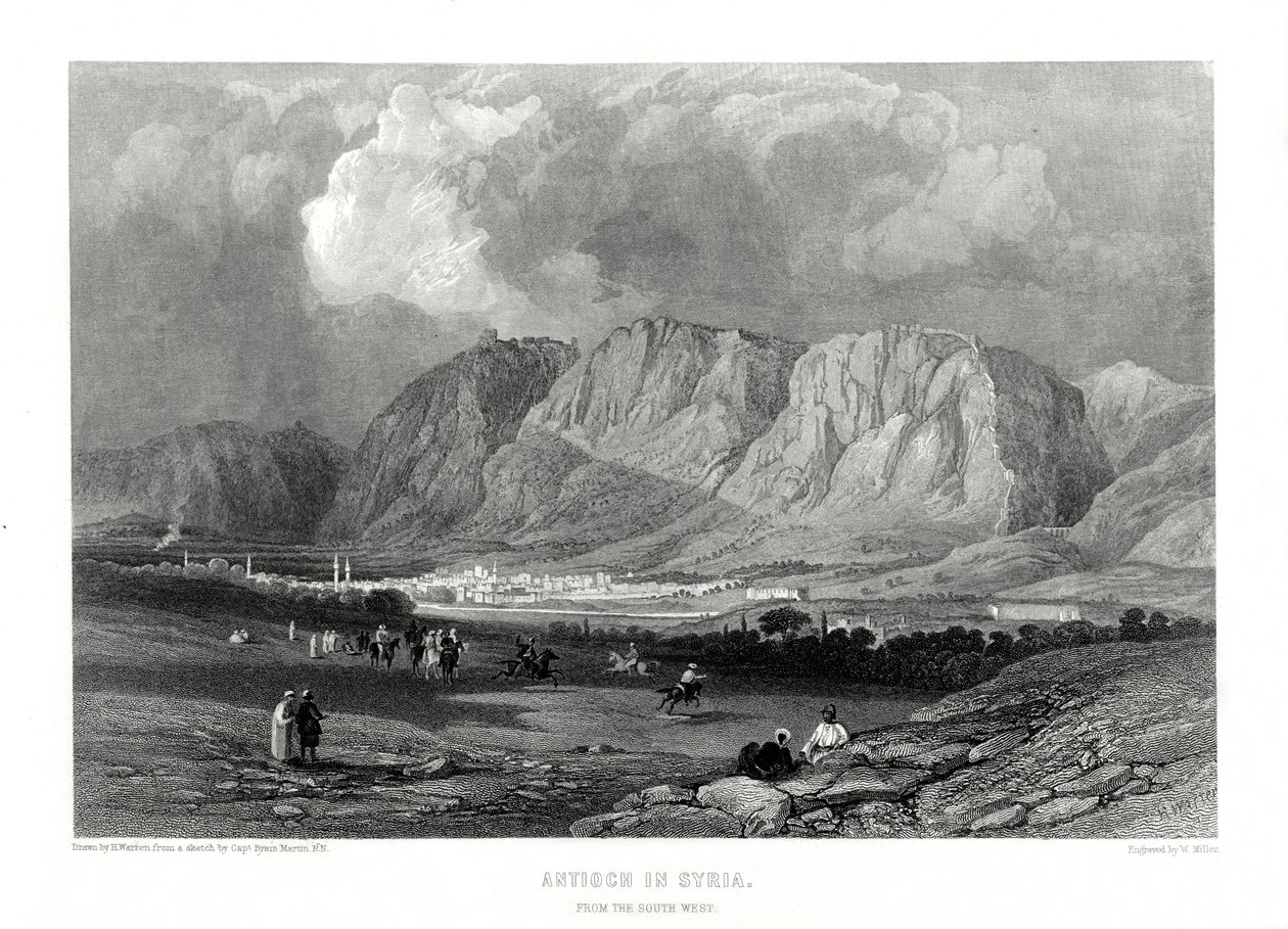 Antiochia, Syrien, 19. Jahrhundert von W. Miller
