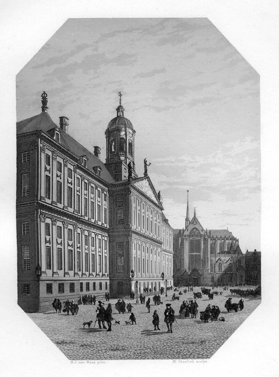 Rathaus in Amsterdam, Niederlande von W. Steelink