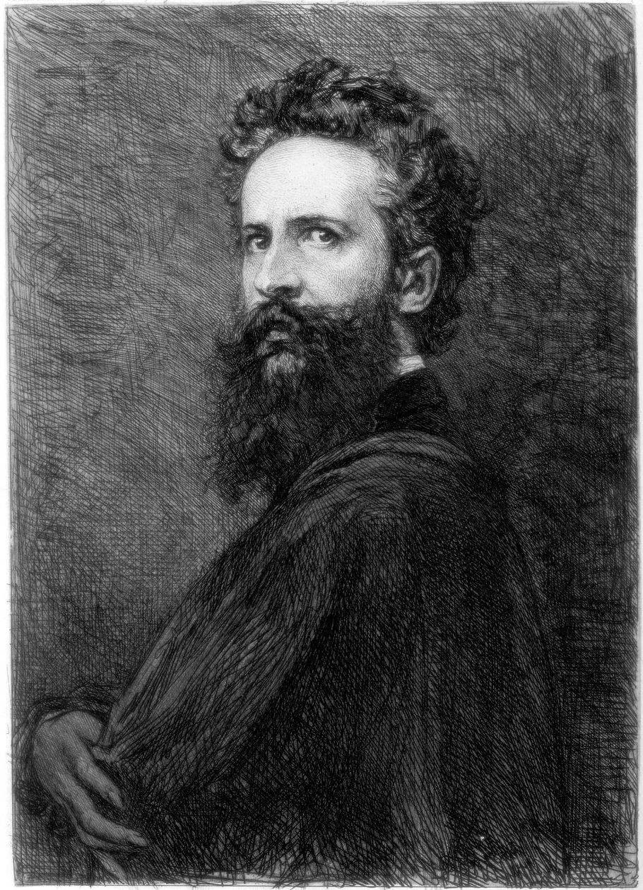 Hans Makart, österreichischer Künstler, ca. 1880-1882 von W. Unger