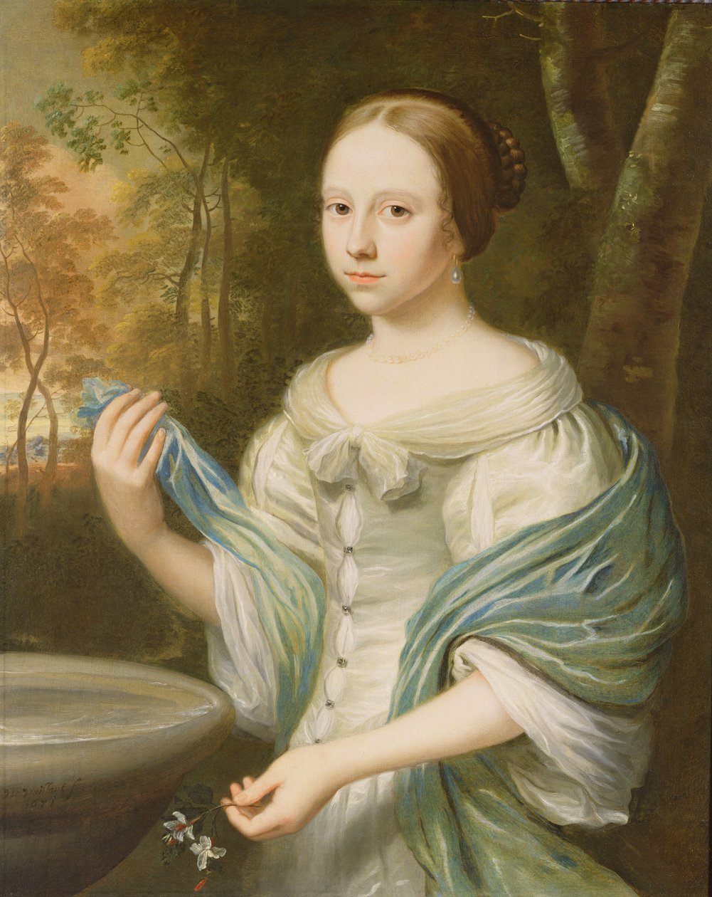Porträt einer Dame, 1671 von Wallerant Vaillant