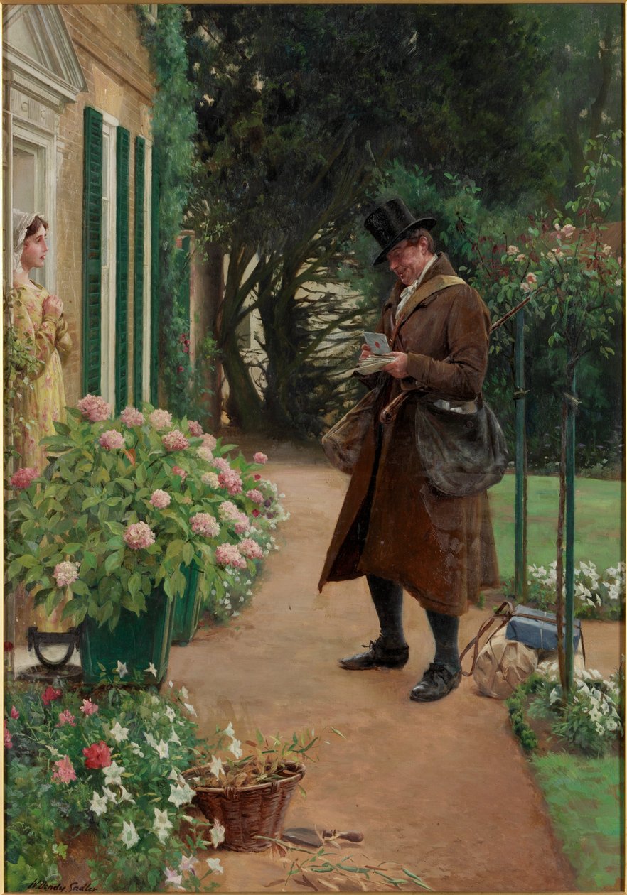 Der Dorfbote von Walter Dendy Sadler