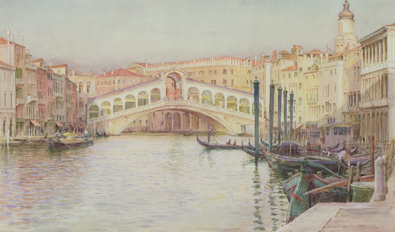 Die Rialto-Brücke von Walter Frederick Roofe Tyndale