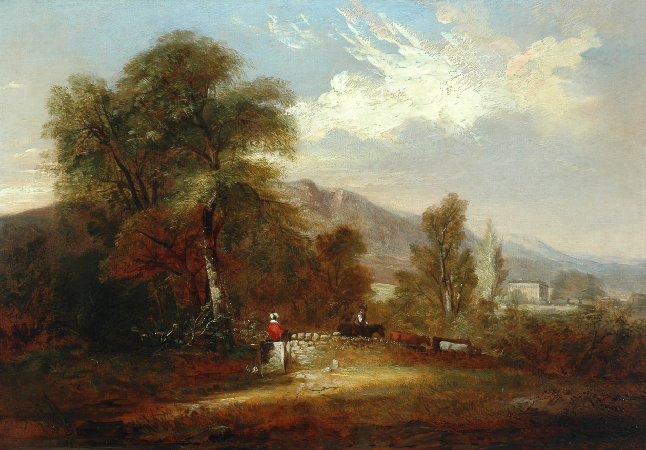 Shibden Valley, mit Scout Hall von Walter Heath