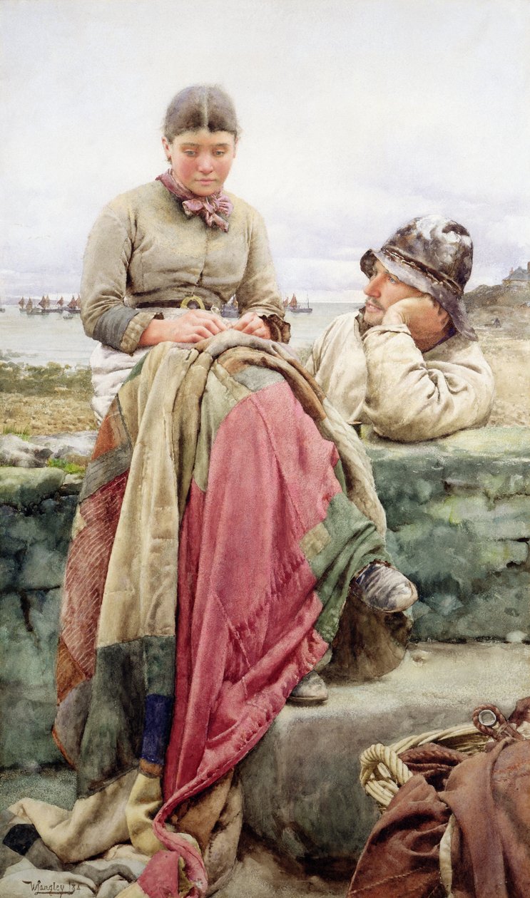 Liebhaber und seine Geliebte, 1884 von Walter Langley