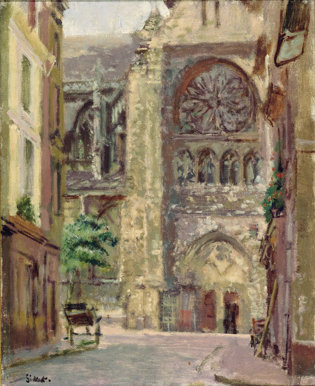 La Rue Pecquet, Dieppe, ca. 1907 von Walter Richard Sickert