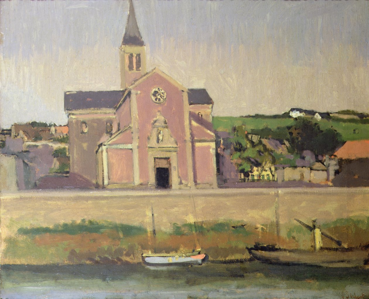 Die Kirche von Pollet, Dieppe, ca. 1900 von Walter Richard Sickert