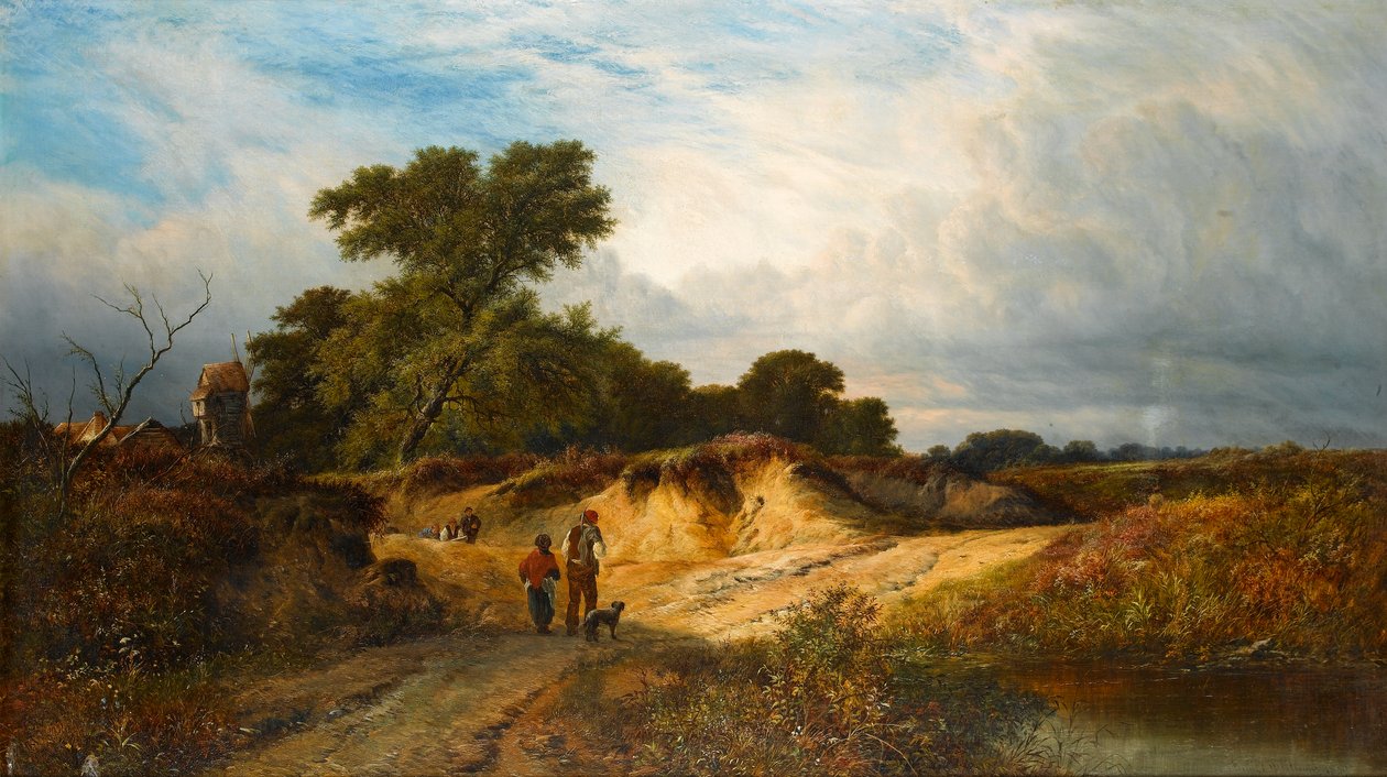 Sandgruben bei Reigate, Surrey, 1869 von Walter Williams