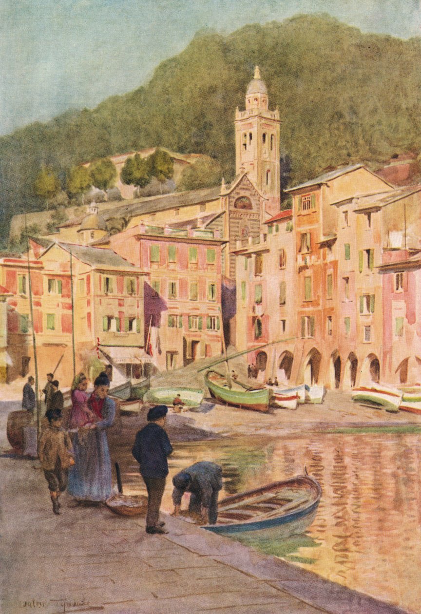 Portofino, ca. 1910, 1912 von Walter Frederick Roofe Tyndale