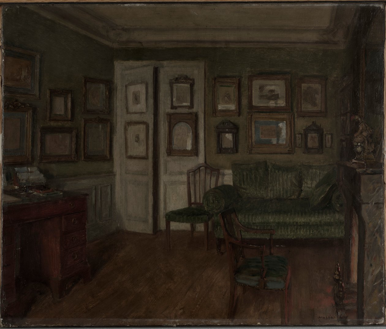 Ein Innenraum von Walter Gay