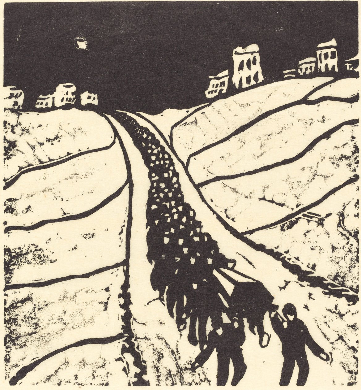 Begräbnis, 1916 von Walter Gramatte
