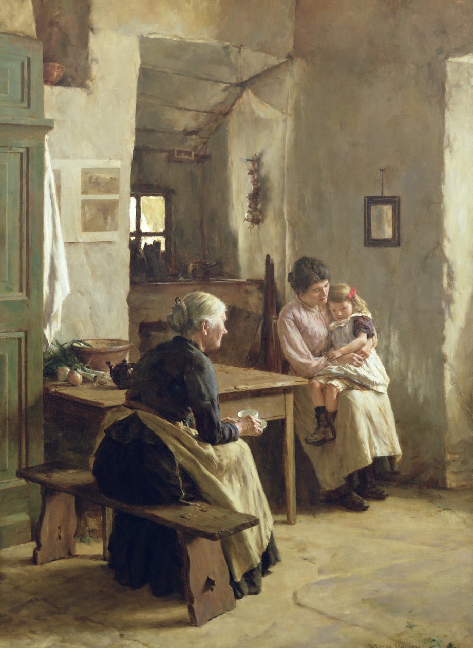 Mutterliebe von Walter Langley