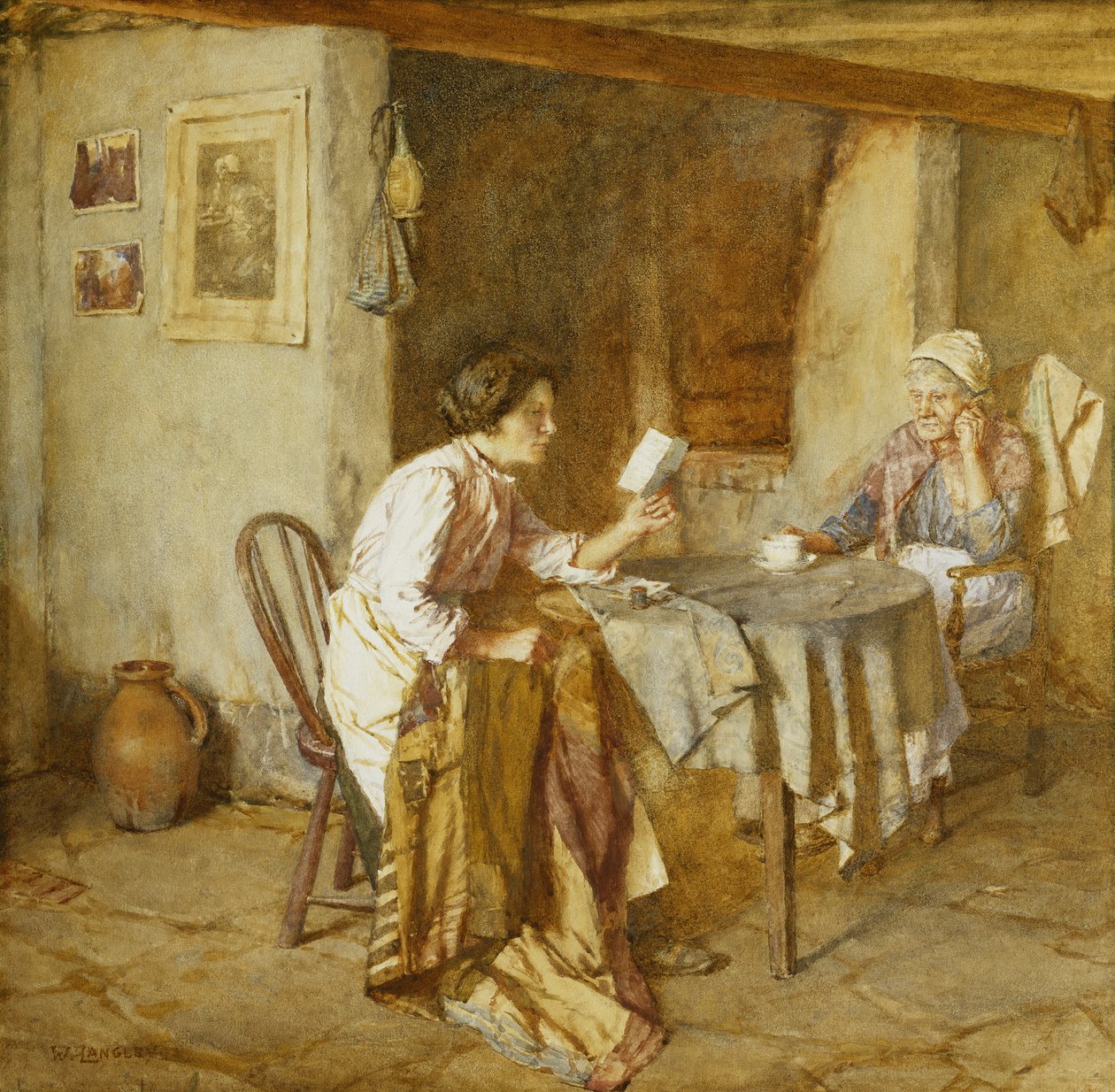 Der Brief von Walter Langley