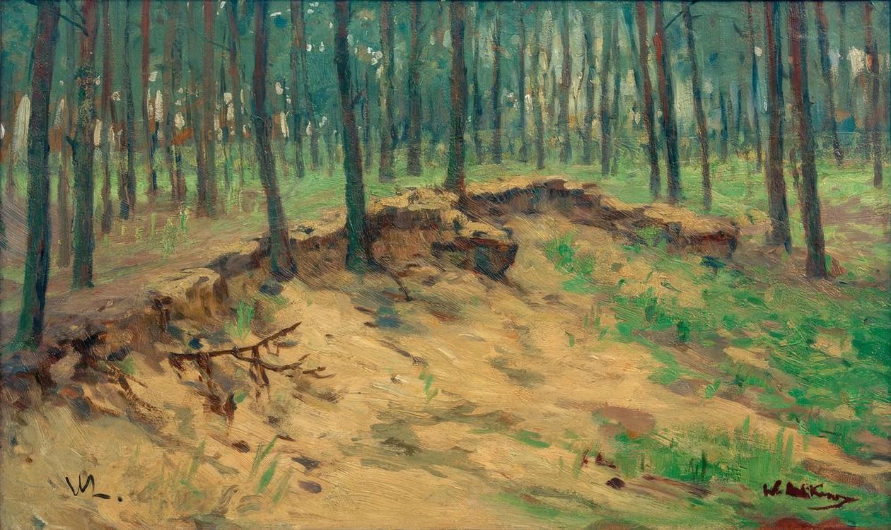 Waldstück mit Sandgrube von Walter Leistikow