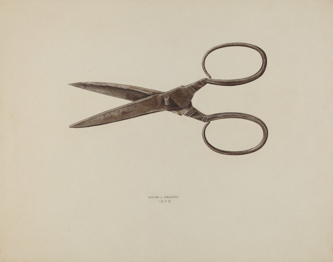Schere, 1939 von Walter Praefke