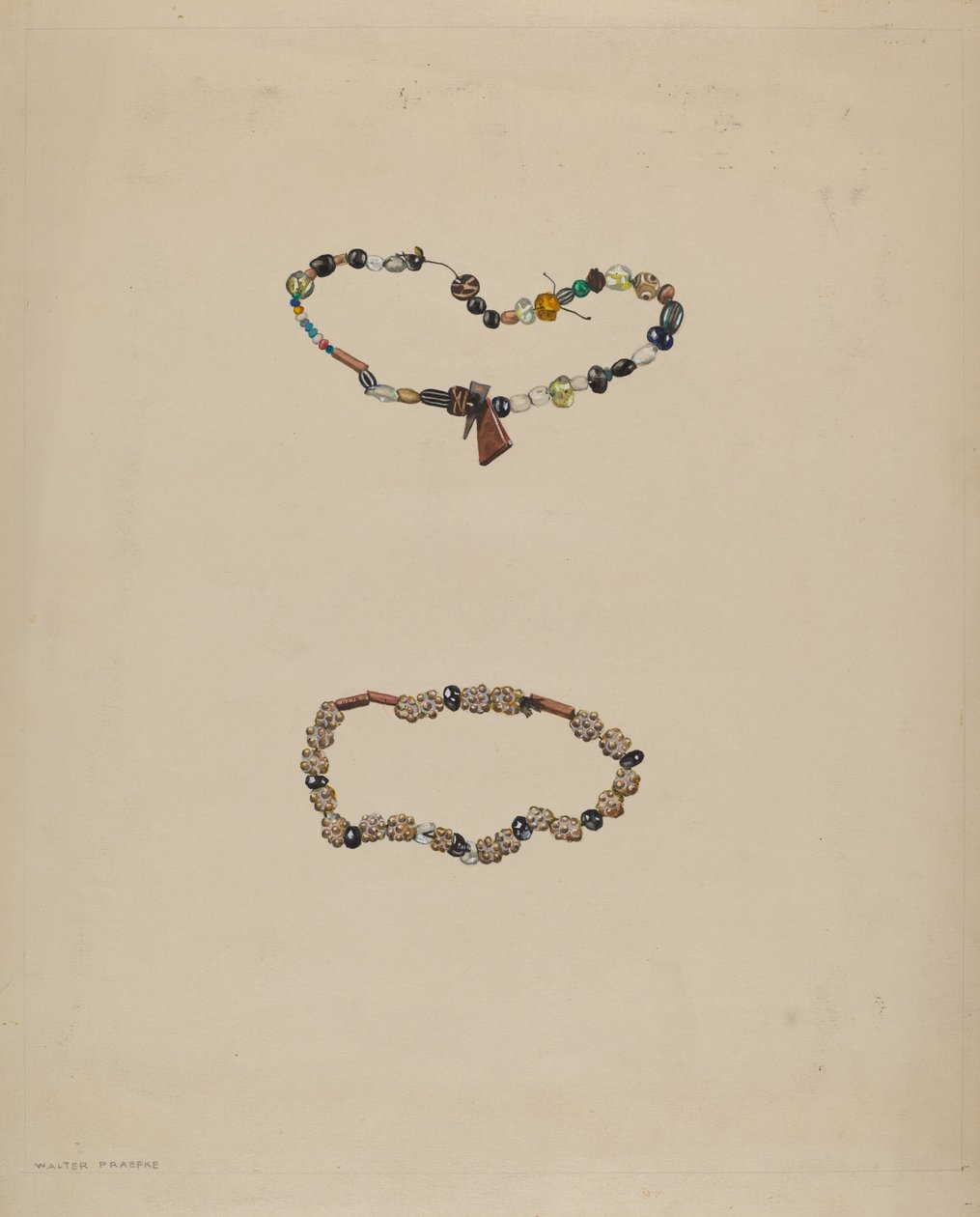 Handelsperlen, ca. 1936 von Walter Praefke