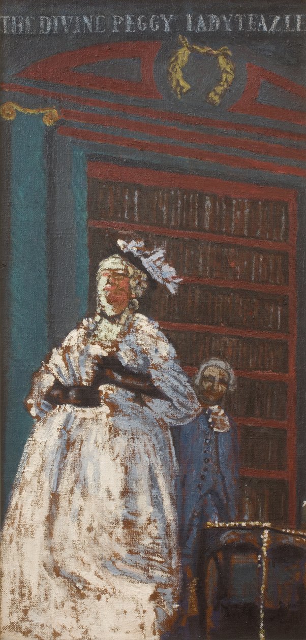 Die göttliche Peggy - Lady Teazle von Walter Richard Sickert