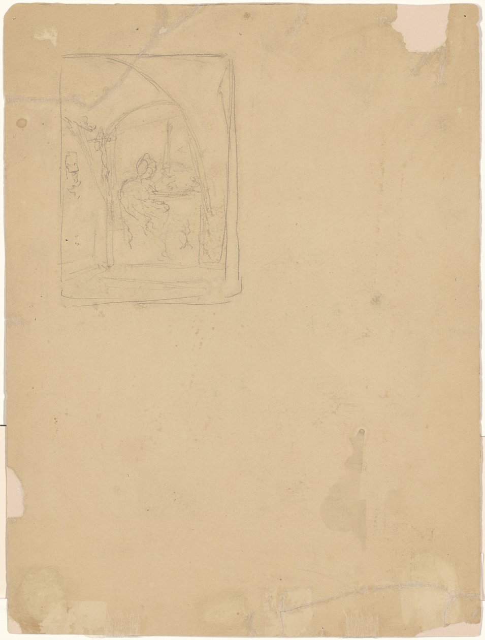 Studie eines Innenraums von Walter Shirlaw