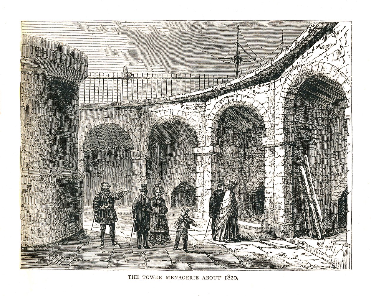 Die Menagerie des Turms, 1878 von Walter Thornbury