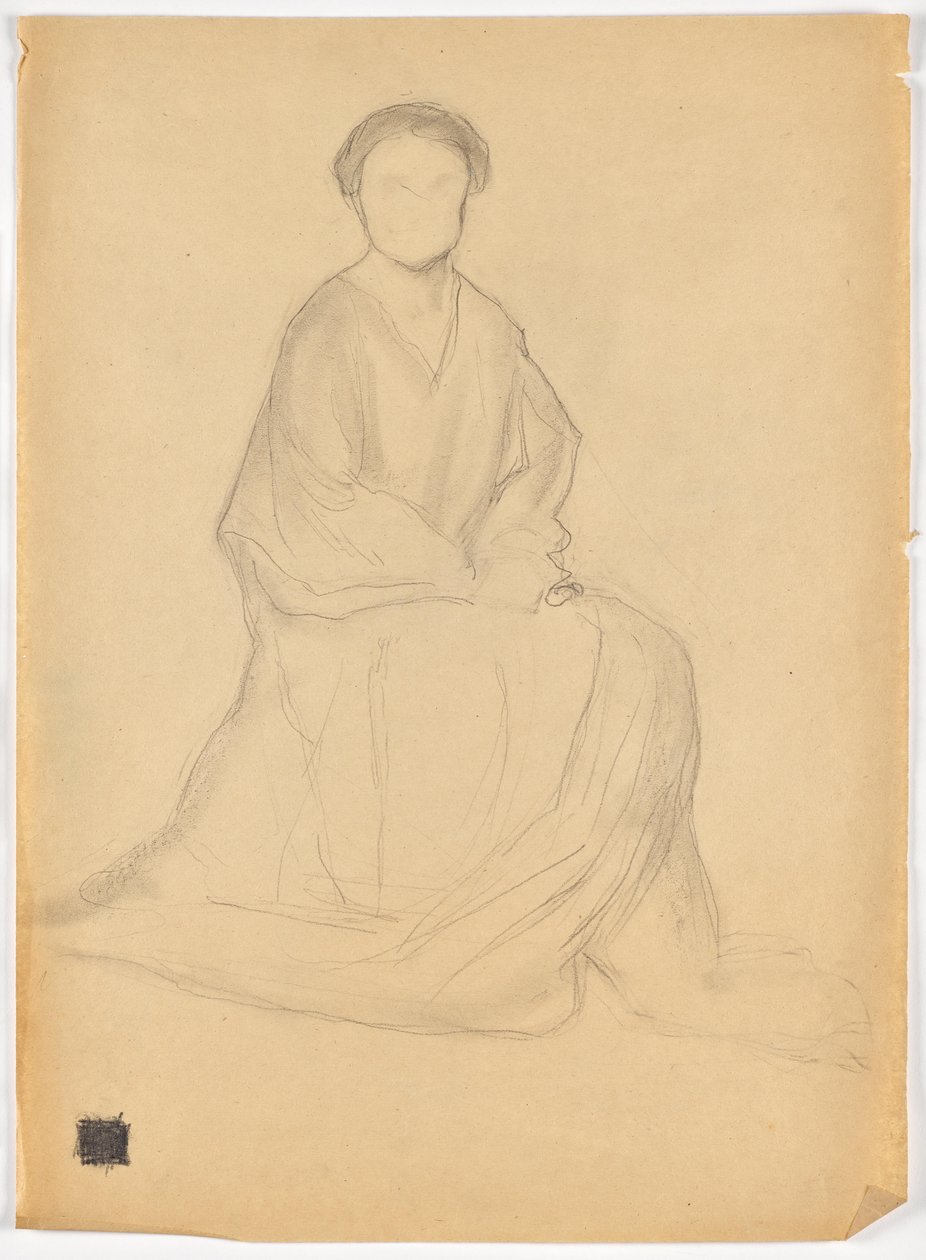 Studie einer Dame von Walther Gamerith