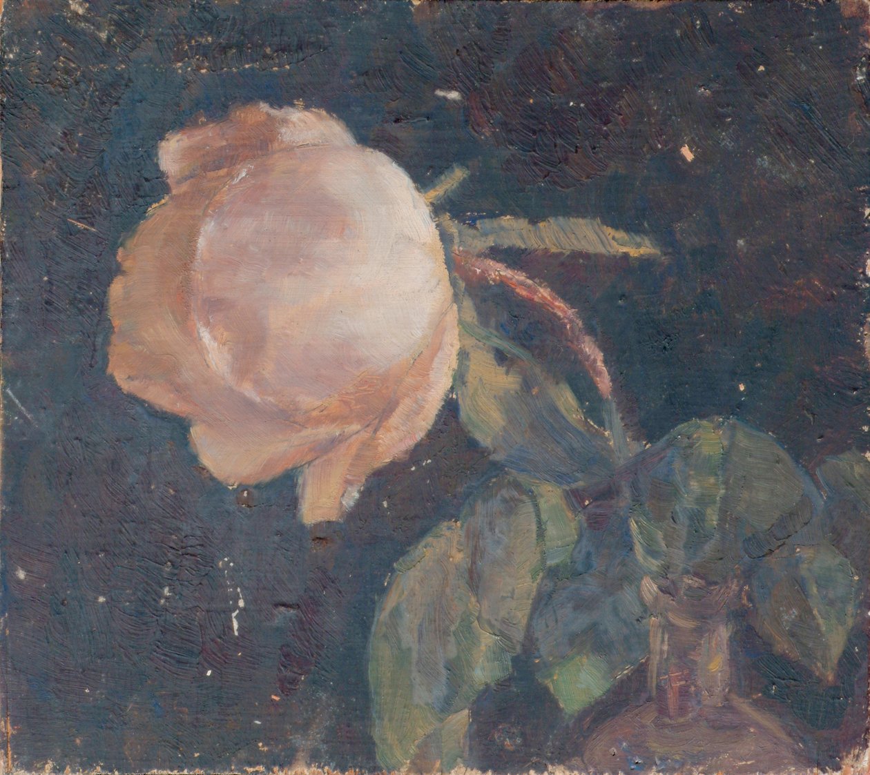 Vase mit Rose von Walther Gamerith