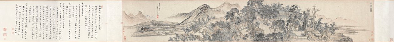 Halle der hohen Kiefern, 1703 von Wang Hui