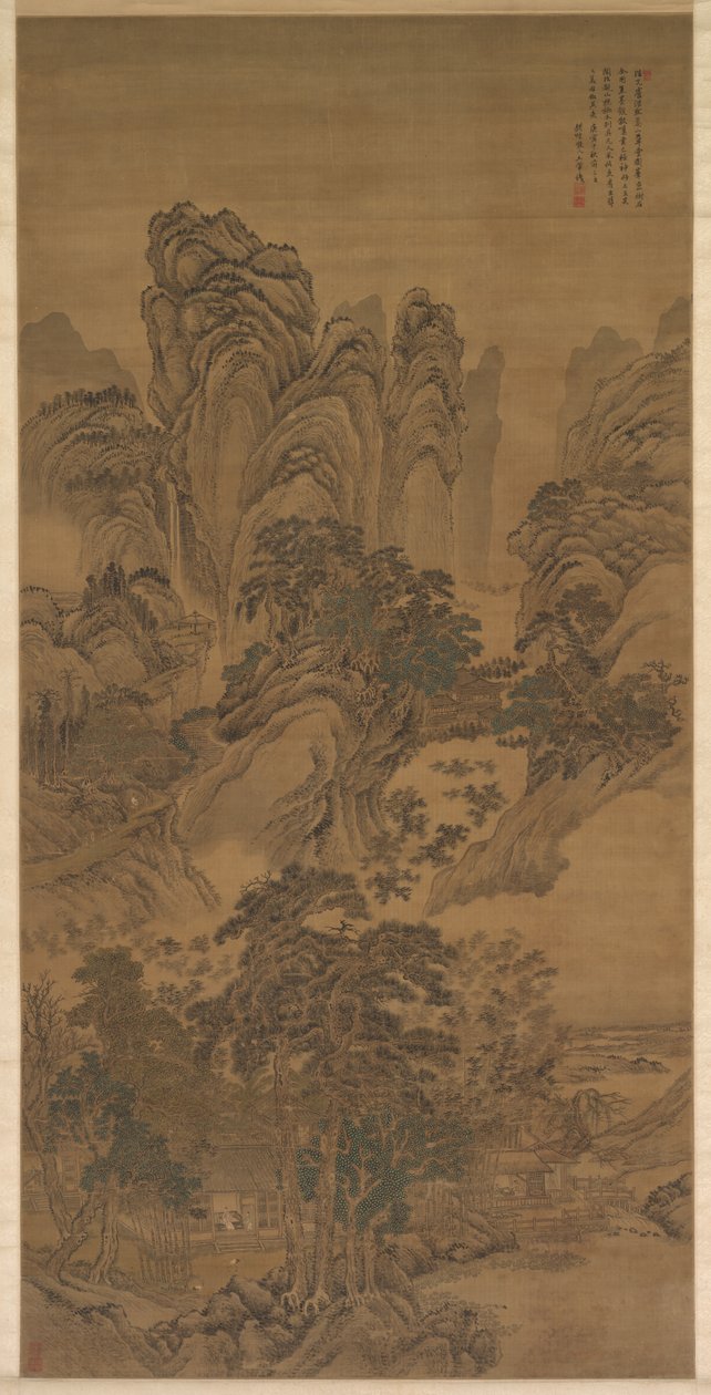 Landschaft, 1632-1717 von Wang Hui