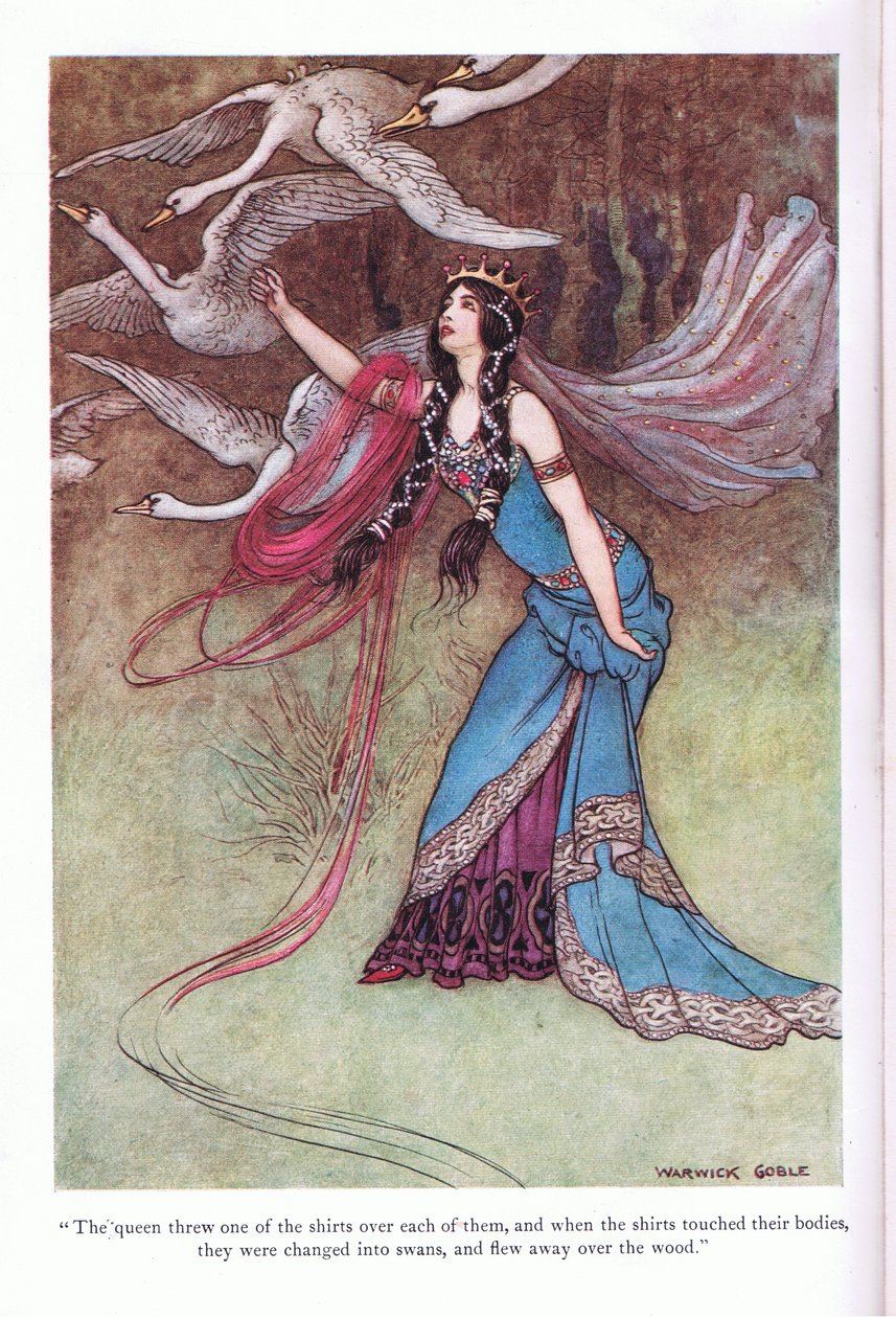 Die Königin warf eines der Hemden von Warwick Goble