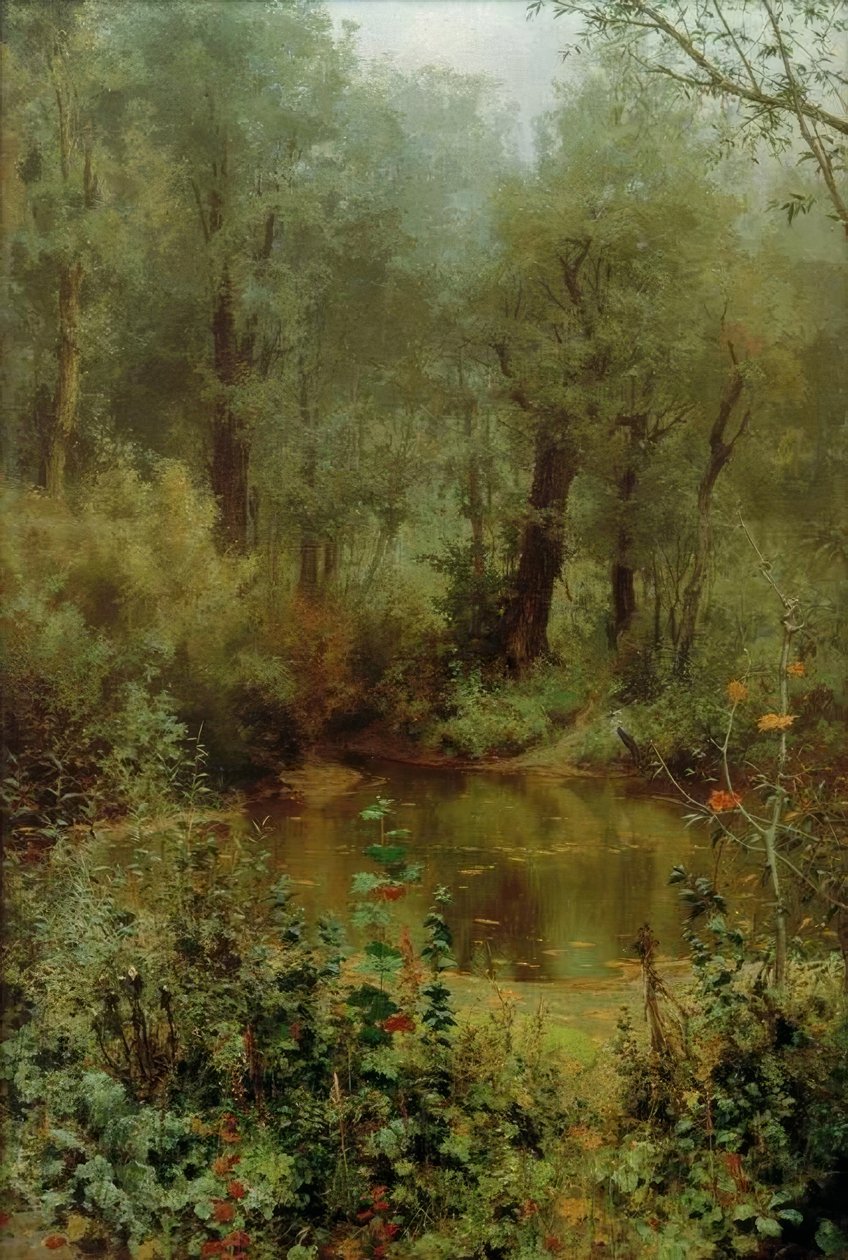 Waldweiher von Wassili Dmitrijewitsch Polenow