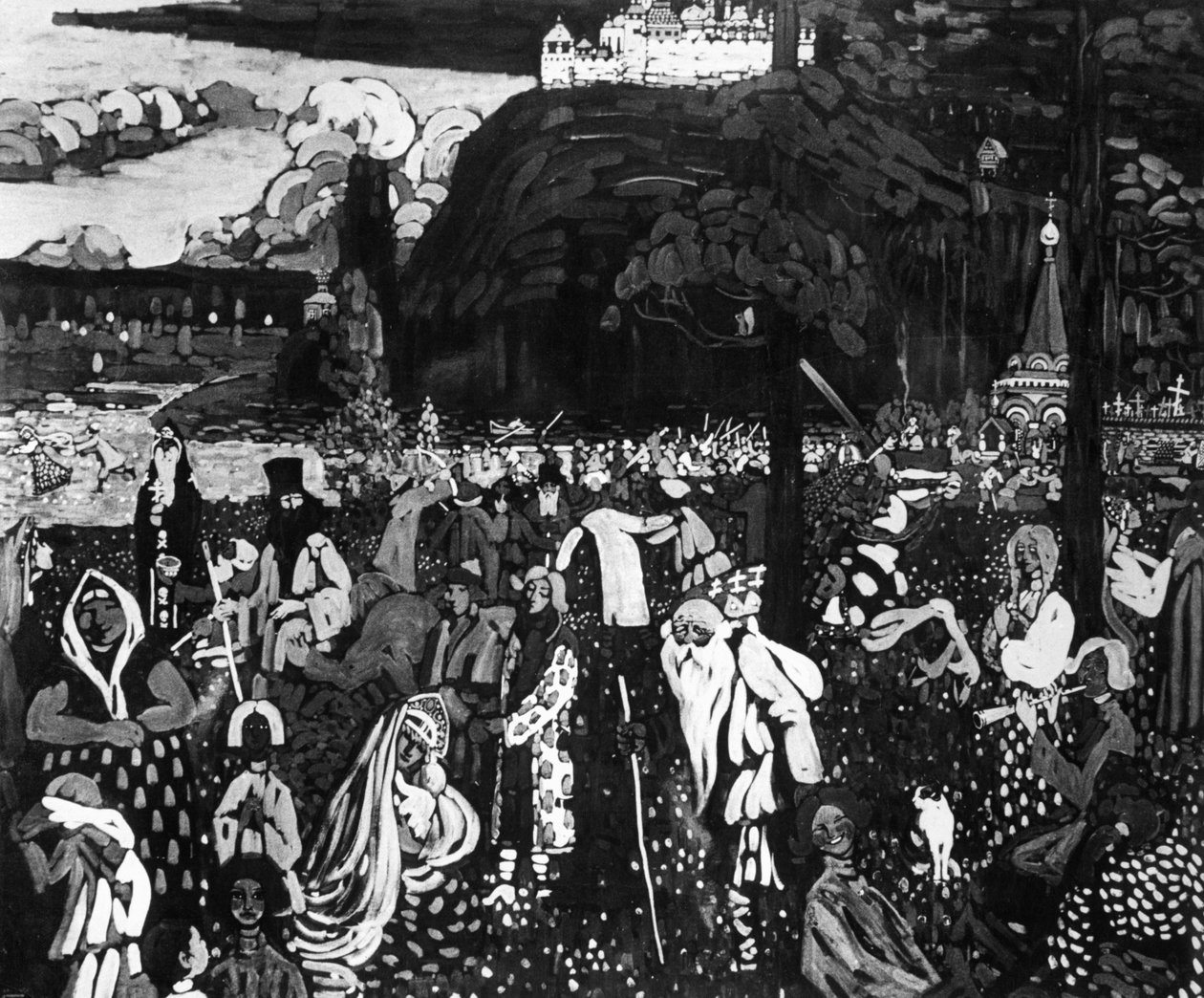 Farbenfrohes Leben, 1907 von Wassily Kandinsky