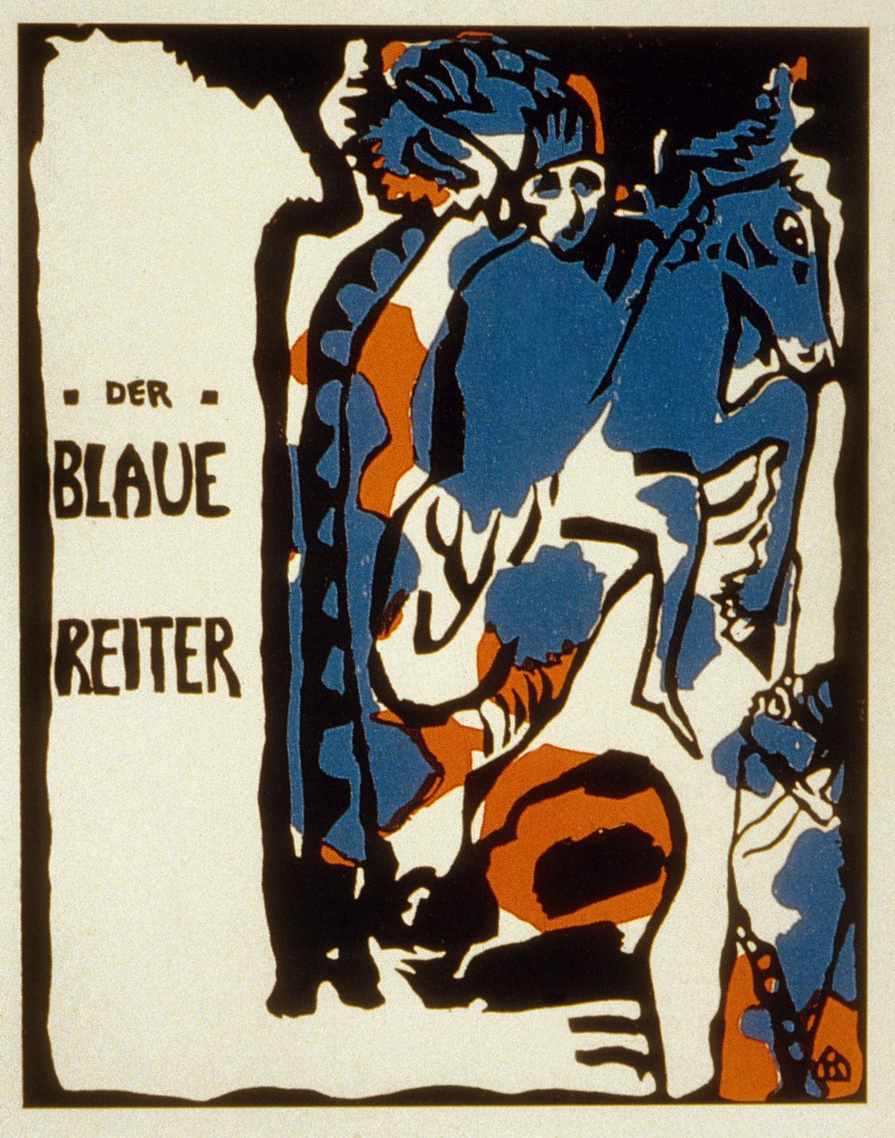 Titelblatt des Blaue Reiter Almanachs, 1912 von Wassily Kandinsky