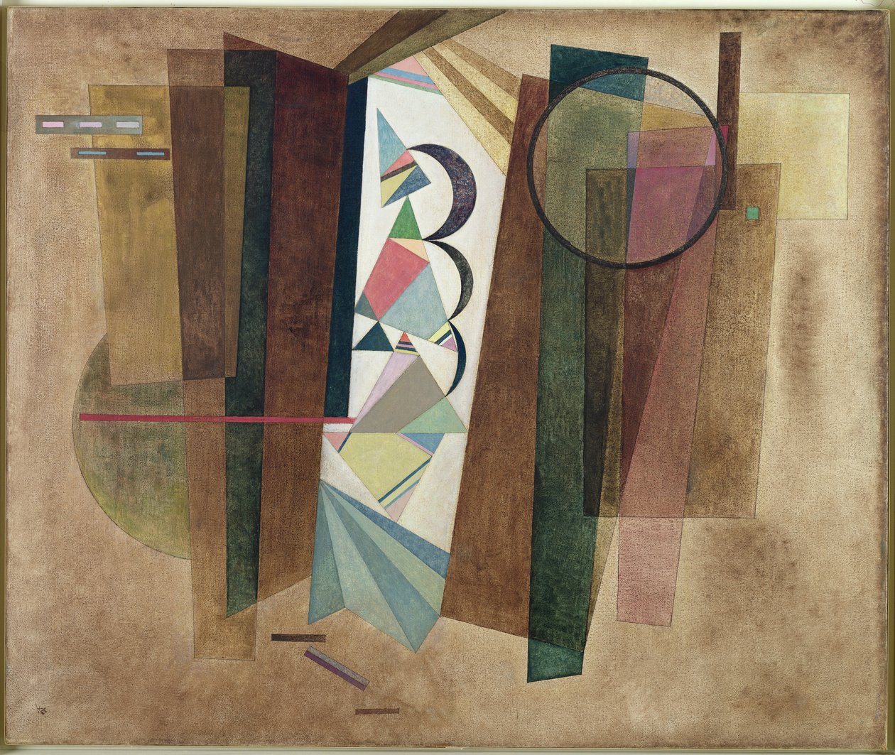 Entwicklung in Braun, 1933 von Wassily Kandinsky