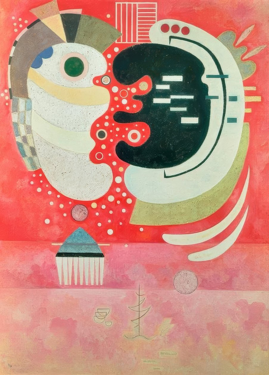 Zwischen zwei von Wassily Kandinsky