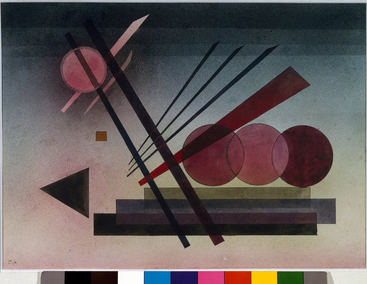 Schwebende Kraft von Wassily Kandinsky