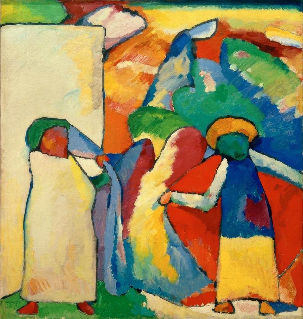 Improvisation 6 (Afrikanisches) von Wassily Kandinsky