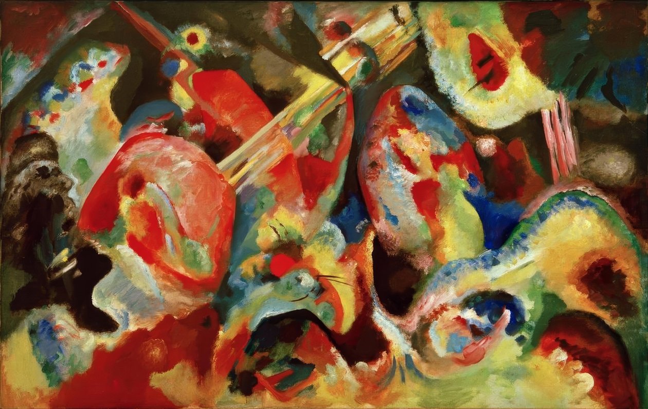 Improvisation Sintflut von Wassily Kandinsky
