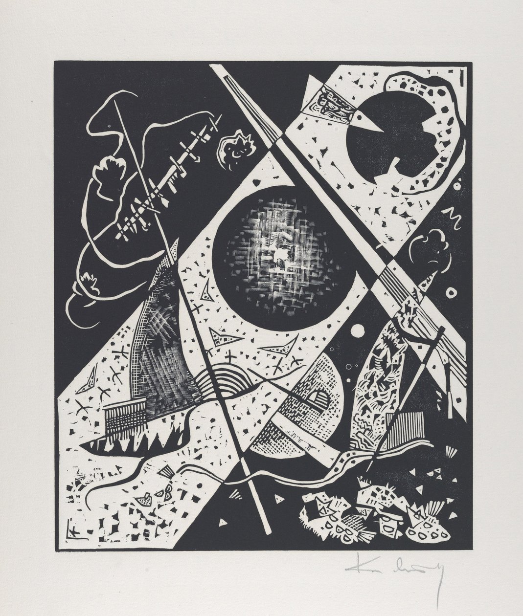 Kleine Welten VI, 1922 von Wassily Kandinsky