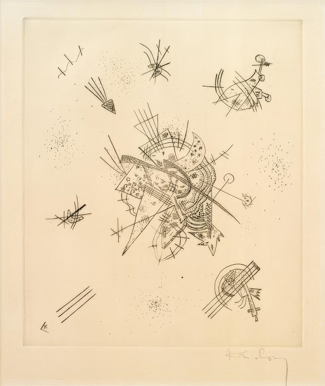 Kleine Welten X von Wassily Kandinsky