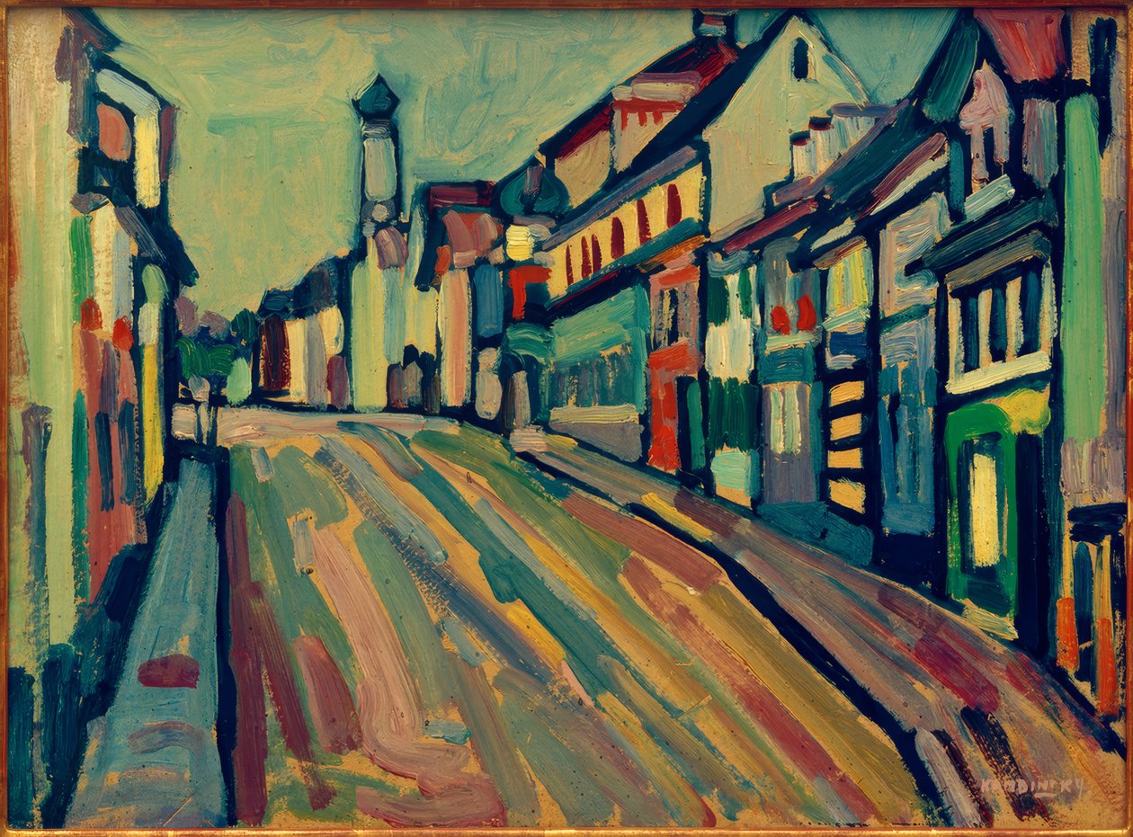 Murnau – Untermarkt von Wassily Kandinsky
