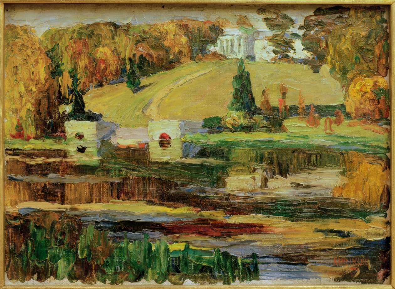 Skizze für Achtyrka – Herbst von Wassily Kandinsky