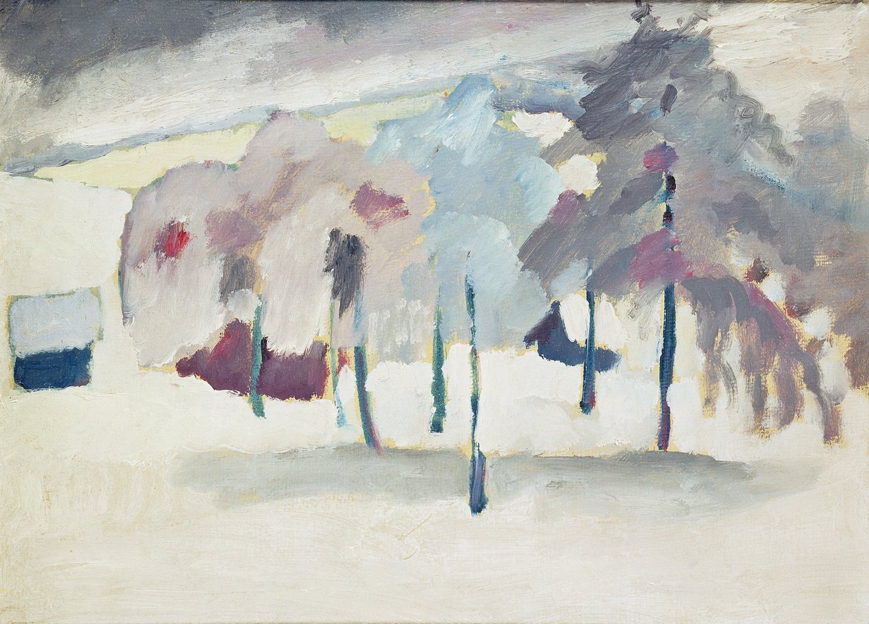 Studie von Murnau V, ca. 1910 von Wassily Kandinsky