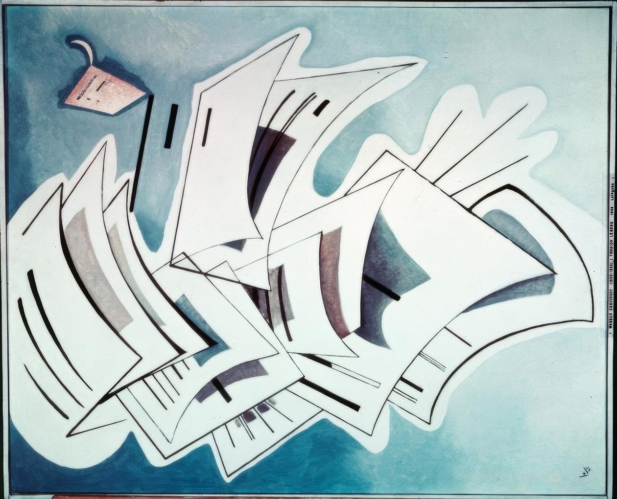 Leichte Spannung von Wassily Kandinsky